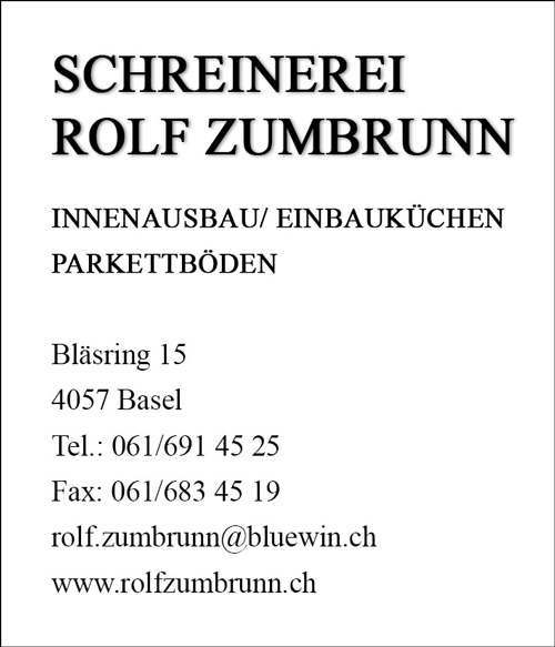 Schreinerei Rolf Zumbrunn